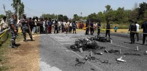 महोत्तरीमा दुई मोटरसाइकल ठोकिँदा आगलागी, तीन विद्यार्थीको जलेर मृत्यु