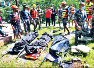 रसुवा बाढीमा मधेशका २ जनाको शव सनाख्त